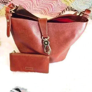 Dooney & Bourke ’Lily’ Bucket Toscana Leather Bag